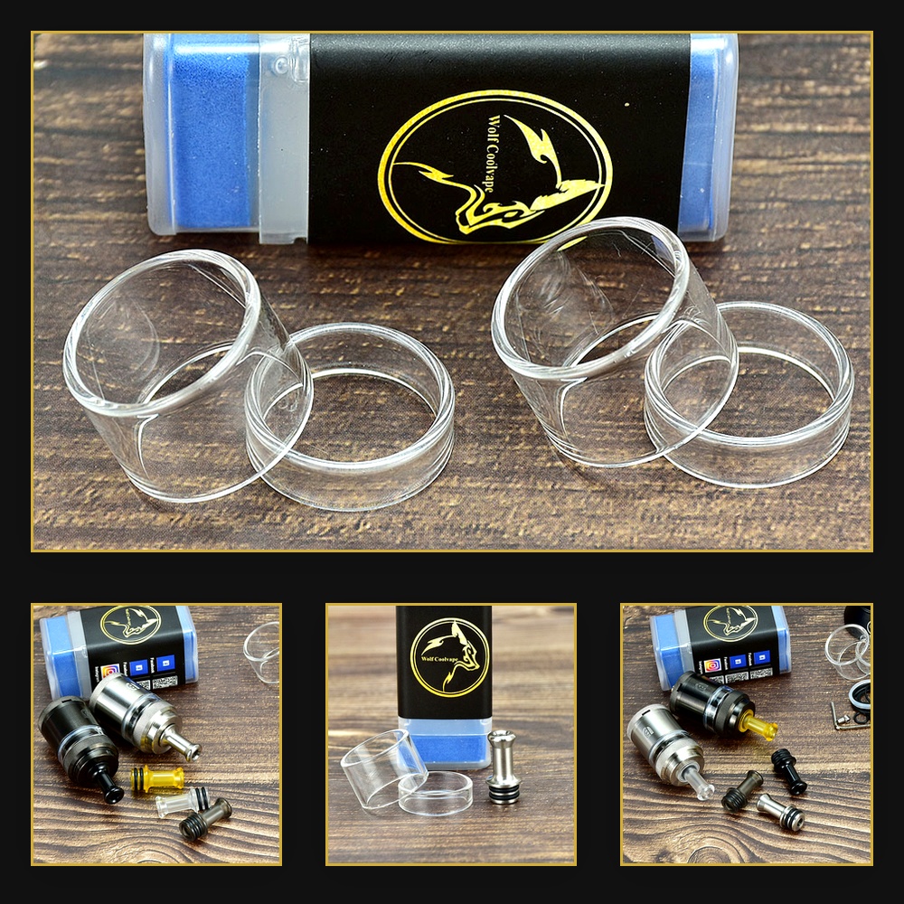 Vaping Air - ガラス製ドリップチップと510エアピンを備えたバーサーカーミニV3 MTLタンクで、より優れた喫煙体験を実現