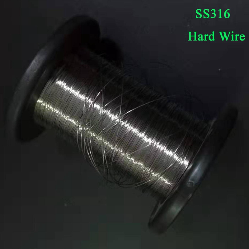頑丈なステンレス鋼線,0.1〜0.8mm,100メートル,s - Stainless Wire Ss316 のレビューと価格