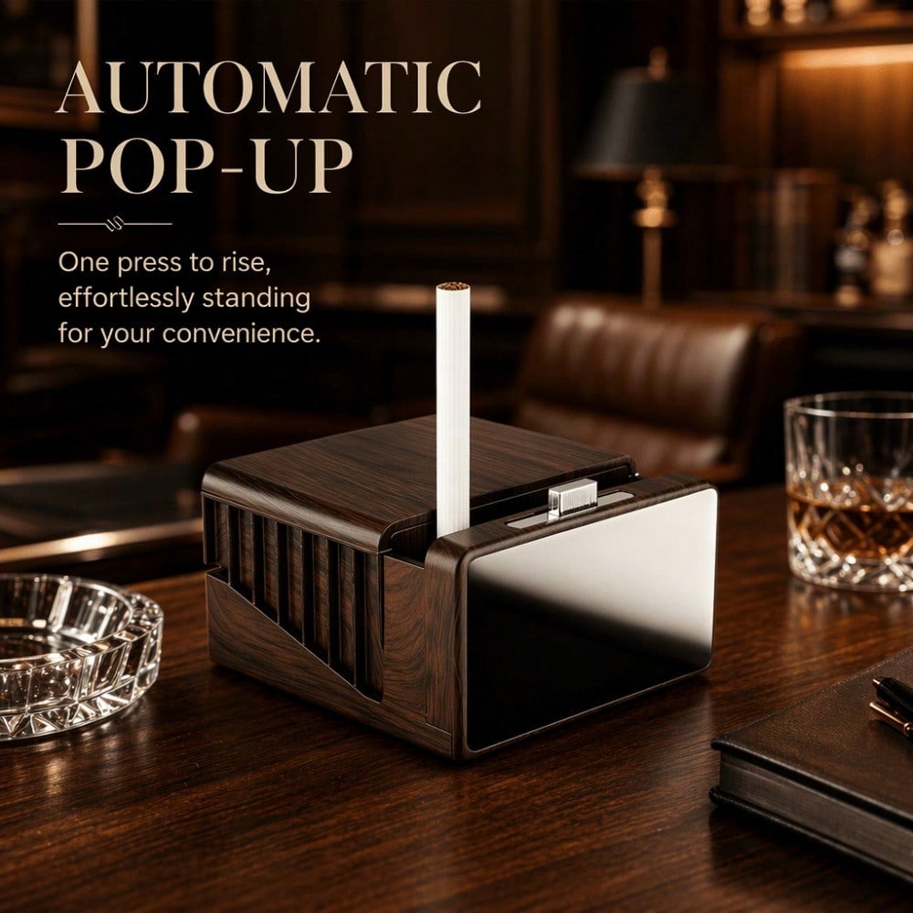 大容量のシガレットケース、自動ポップアップ式シガレットボック - Smoking & Vaping Accessories のレビューと価格