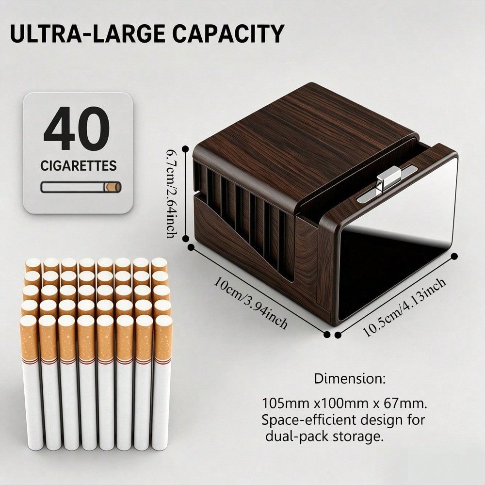 大容量のシガレットケース、自動ポップアップ式シガレットボック - Smoking & Vaping Accessories のレビューと価格