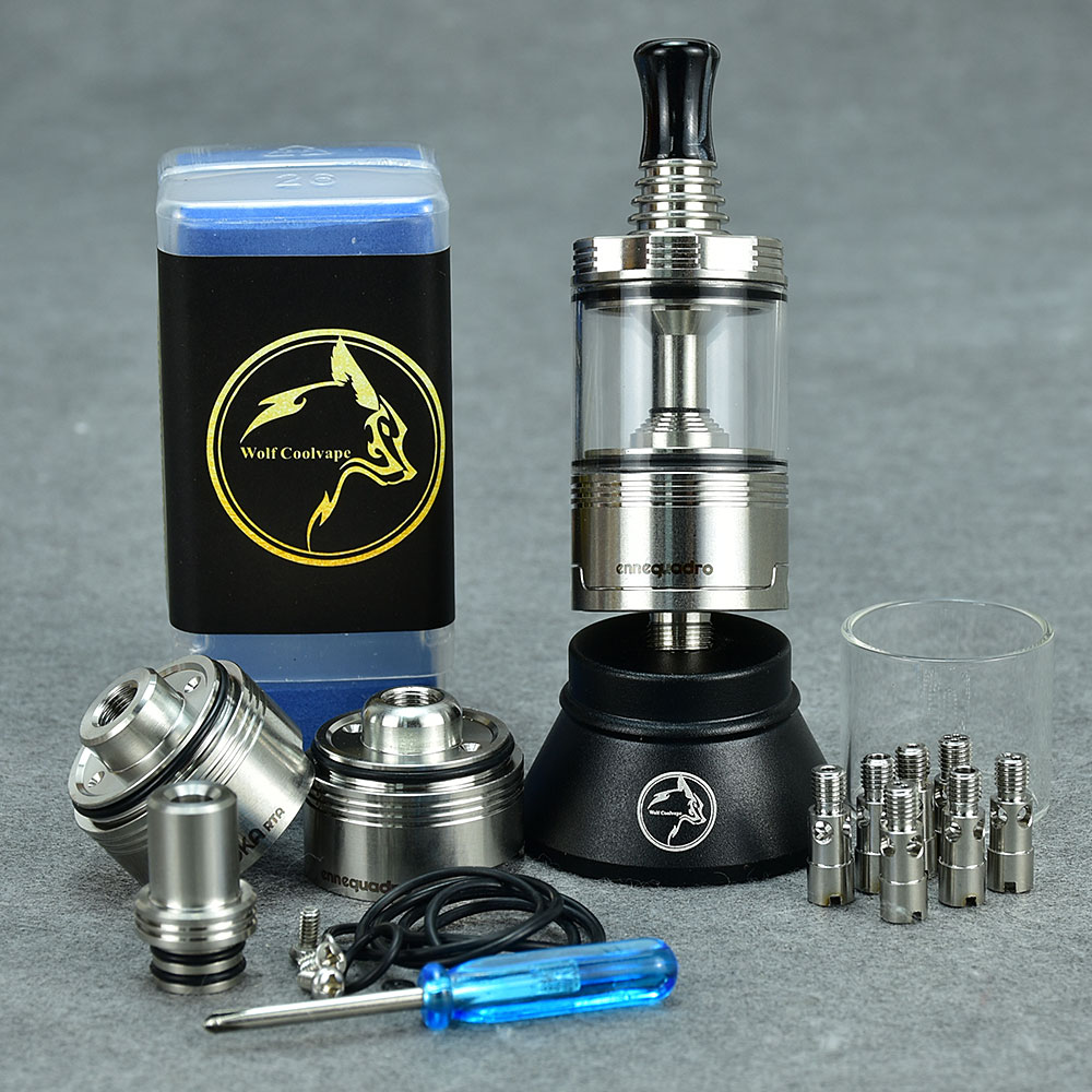 Wolfcoolvape Moka mtl RTA 再構築可 - Vaping Air のレビューと価格