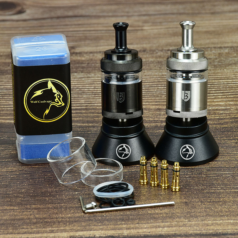 ガラス製ドリップチップと510エアピンを備えたバーサーカーミ - Vaping Air のレビューと価格